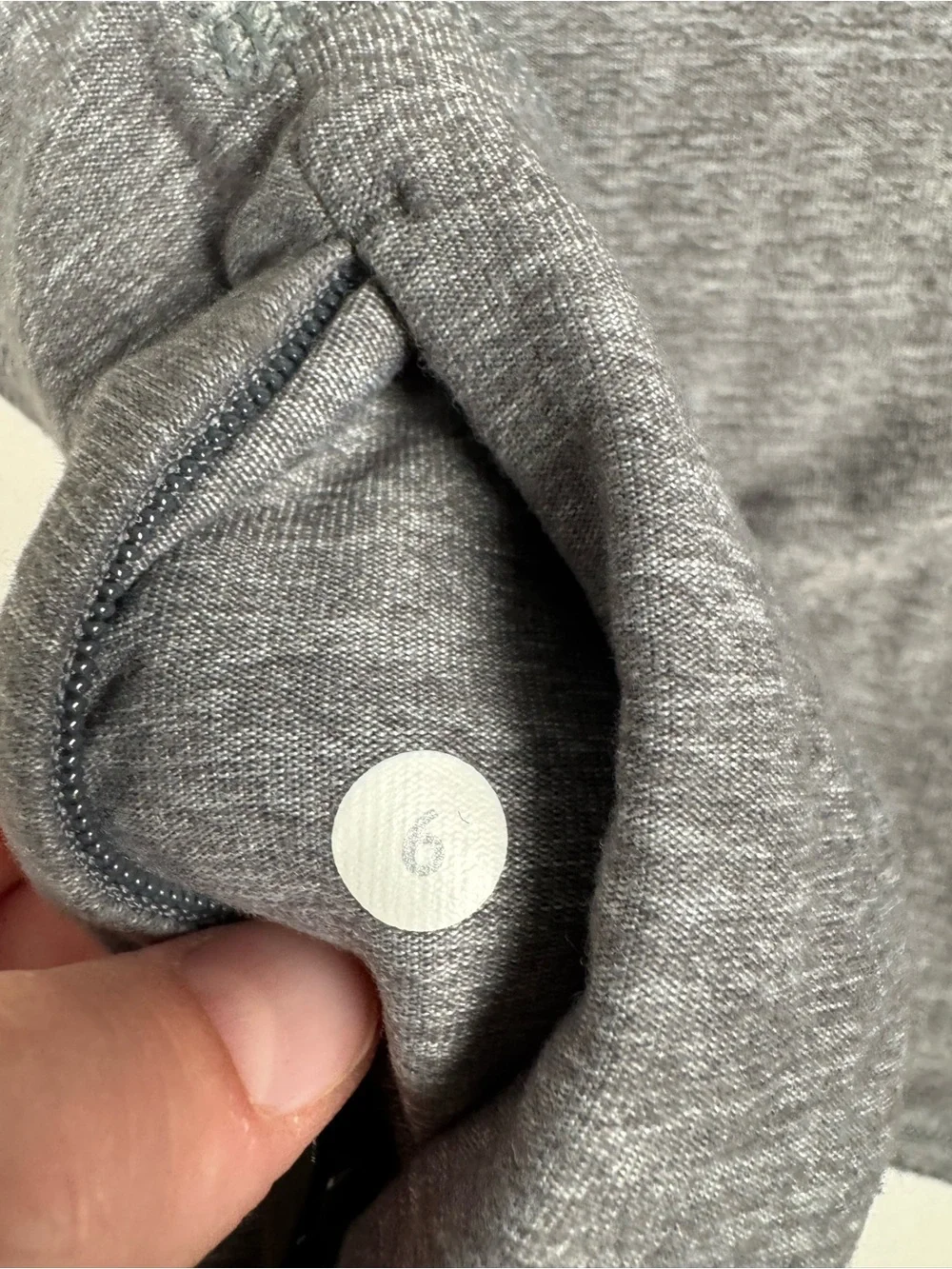 Lululemon Pace Pusher Long Sleeve Shirt Gray Mesh Women’s 6 Soulcycle Logo